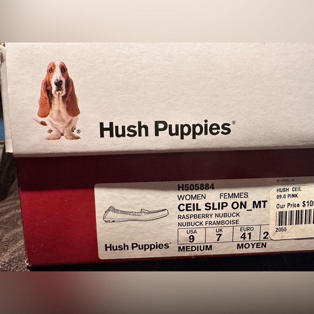 Hush Puppies Slip-On Pink Suede Flats - Picture 4 of 4